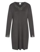 Karita Long-Sleeved Dress Nattkjole Grey CCDK Copenhagen