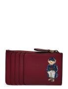 Polo Bear Leather Zip Card Case Bags Card Holders & Wallets Wallets Re...