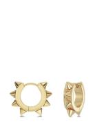 Peak Hoops Icon M Accessories Jewellery Earrings Hoops Gold Edblad