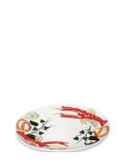 Seafood Oval Serving Plate Home Tableware Serving Dishes Serving Platt...