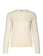 100% Cashmere Sweater Tops Knitwear Jumpers Cream Mango