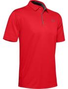 Tech Polo Sport Polos Short-sleeved Red Under Armour