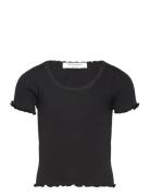 Baybay Tee Tops T-shirts Short-sleeved Black Rosemunde Kids