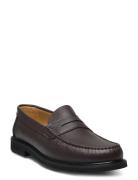 Classic Loafer - Brown Grained Leather Mokasiner Lave Sko Brown S.T. V...