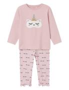 Nmfranda Night Set Pyjamas Sett Pink Name It