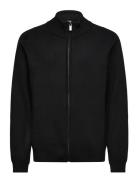 Cardigan Knitted Fullzip Tops Sweat-shirts & Hoodies Sweat-shirts Blac...