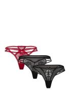 3/Pack String Stringtruse Undertøy Black Hunkemöller