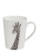 Mugg African Giraffe Home Tableware Cups & Mugs Coffee Cups White Maxw...