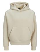 Jcokinetic Sweat Hood Jnr Tops Sweat-shirts & Hoodies Hoodies Cream Ja...