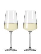 Licthweiss Vitvinsglas 2-P Home Tableware Glass Wine Glass White Wine ...