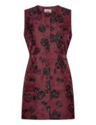 Anavi Designers Short Dress Burgundy Baum Und Pferdgarten