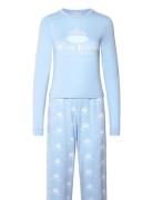 Pillow Princess Ls Pyjama Set Powder Blue Pyjamas Blue Juicy Couture