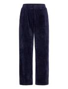 Velours Pyjama Pants Pyjamasbukser Pysjbukser Navy Hunkemöller