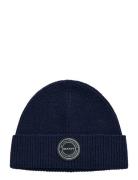 Wool Knitted Beanie Accessories Headwear Beanies Navy GANT