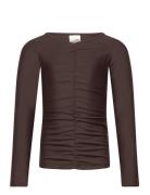 Ebellsy T-Shirt Long Sleeve Tops T-shirts Long-sleeved T-shirts Brown ...