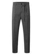 Slh190-Reg Tapered Leroy Pleat Pant Noos Bottoms Trousers Casual Grey ...