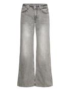 Imoo Low Wide Jeans Bottoms Jeans Wide Grey Monki