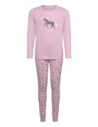 Nkfnightset Corsage Horse Noos Pyjamas Sett Pink Name It