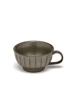 Cappuccino Cup Green Inku By Sergio Herman Set/4 Home Tableware Cups &...