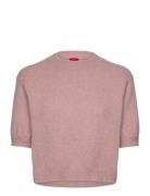 Sarety Tops Knitwear Jumpers Pink HUGO