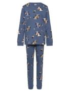 Pyjama Vehicle Dino Pyjamas Sett Blue Lindex