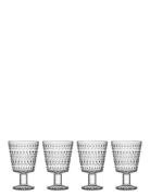 Kastehelmi Univers. Glass 26Cl Clear 4Pc Home Tableware Glass Drinking...