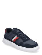 Light Cupsole Lth Mix Stripes Lave Sneakers Navy Tommy Hilfiger