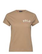 Cotton Jersey-Ssl-Tsh Tops T-shirts & Tops Short-sleeved Khaki Green P...