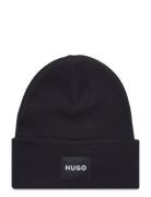 Saretta_Hat Accessories Headwear Beanies Black HUGO