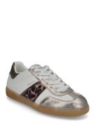 Women Lace-Up Lave Sneakers Cream Tamaris