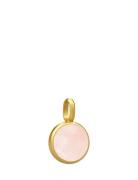 Prime Pendant - Gold/Milky Rose Halskjede Anheng Pink Julie Sandlau