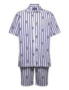 Striped Cotton Pajama Set Pyjamas Blue Polo Ralph Lauren Underwear