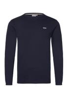 Long Sleeve T-Shirt Tops T-shirts Long-sleeved T-shirts Navy BOSS