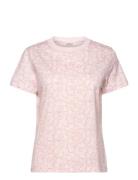 Heleys Piirto Unikko Tops T-shirts & Tops Short-sleeved Pink Marimekko