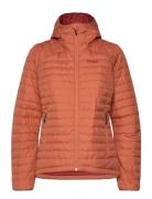 Lava Light Down Jacket W/Hood Women Jade Green Xs Fôret Jakke Orange B...