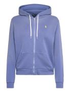 Fleece Full-Zip Hoodie Tops Sweat-shirts & Hoodies Hoodies Blue Polo R...