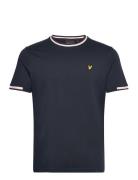 Half Tipped T-Shirt Tops T-shirts Short-sleeved Navy Lyle & Scott