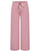 Onlaida Striped Pant Jrs Bottoms Trousers Wide Leg Red ONLY