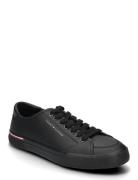 Core Corporate Vulc Leather Lave Sneakers Black Tommy Hilfiger