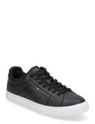 Icon Court Pinperf Lth Lave Sneakers Black Tommy Hilfiger