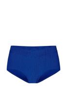 Madras Midi Swimwear Bikinis Bikini Bottoms High Waist Bikinis Blue Do...