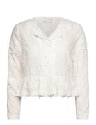 Fridoline Tops Blouses Long-sleeved White Munthe