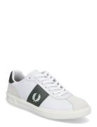 B4 Leather / Suede Lave Sneakers White Fred Perry