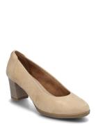 Women Court Sho Shoes Heels Pumps Classic Beige Tamaris