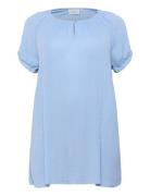 Kcami Ss Tunic Tops Tunics Blue Kaffe Curve