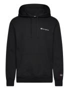 Hooded Sweatshirt Tops Sweat-shirts & Hoodies Hoodies Black Champion