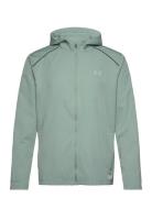 Ua Launch Hooded Jacket Sport Sport Jackets Green Under Armour