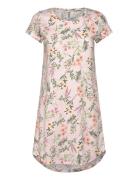 Nightdress Aop Nattkjole Pink Lindex