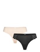 Brief Thong Reg Blenda Co W La Stringtruse Undertøy Black Lindex