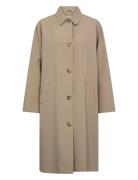 Mmbora Rain Trenchcoat Trench Coat Kåpe Beige MOS MOSH